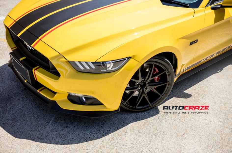 FORD MUSTANG MISANO MATTE BLACK